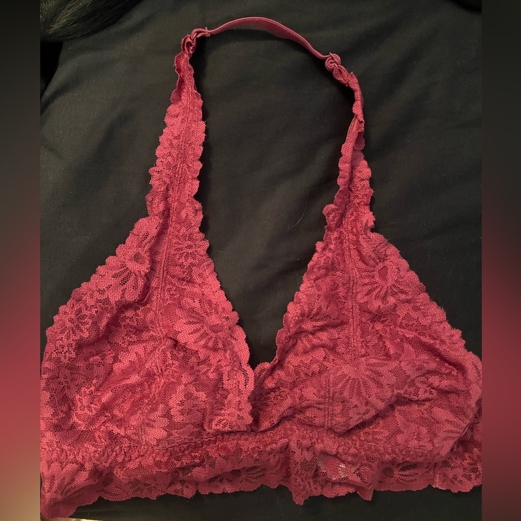 Vs Raspberry Lace Bralette